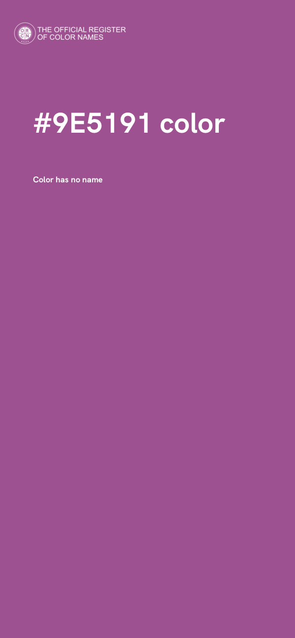 #9E5191 color image