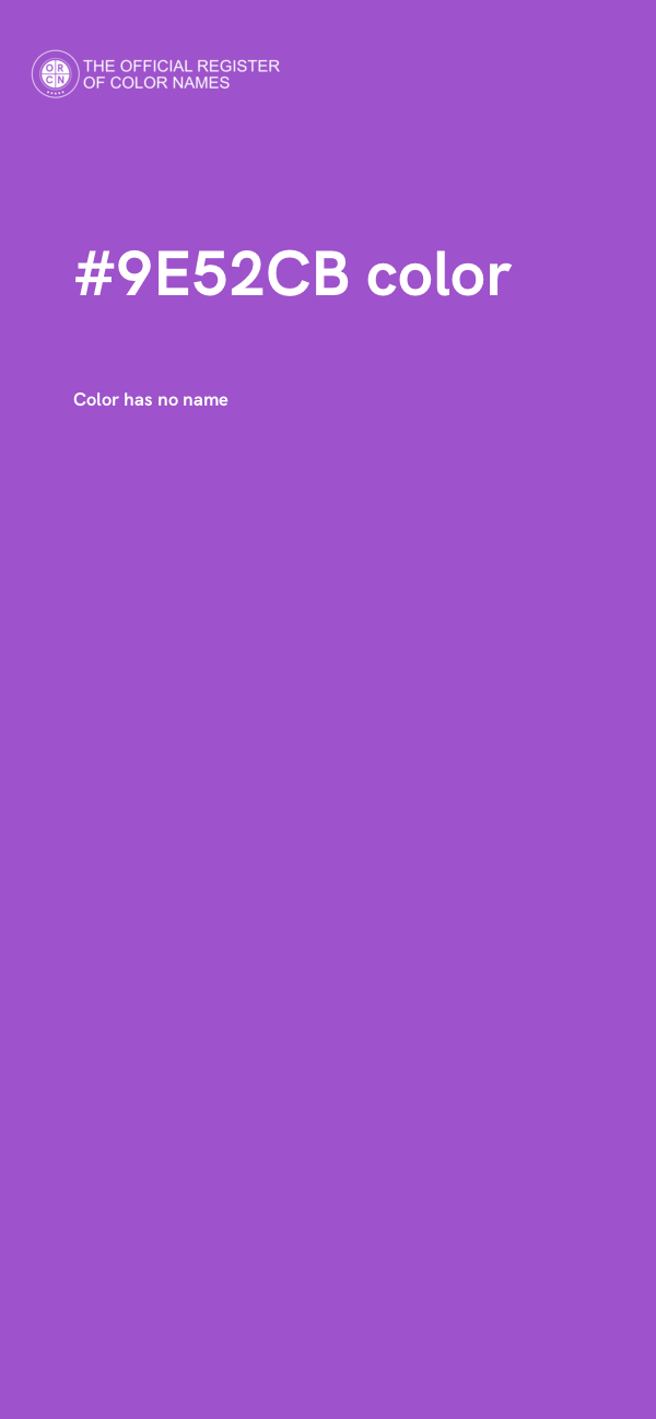 #9E52CB color image
