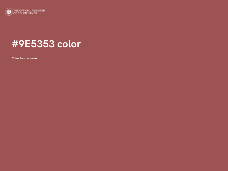 #9E5353 color image