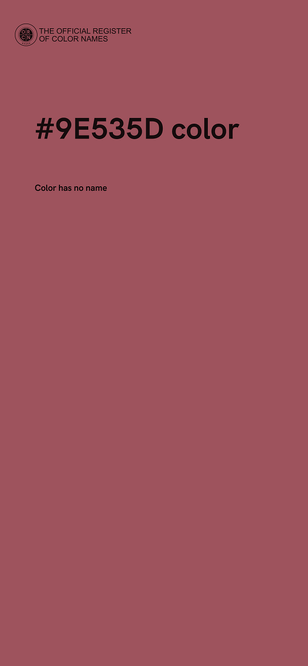 #9E535D color image