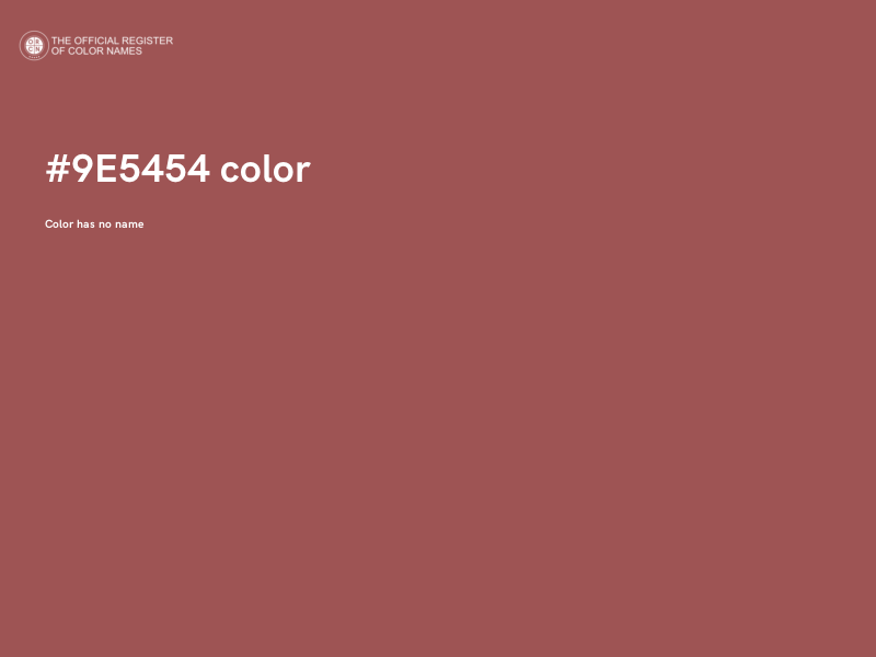 #9E5454 color image