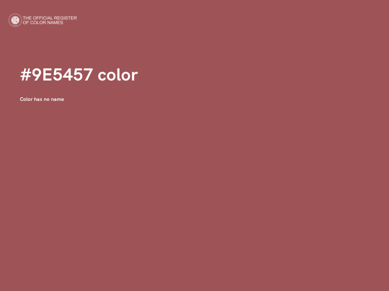 #9E5457 color image