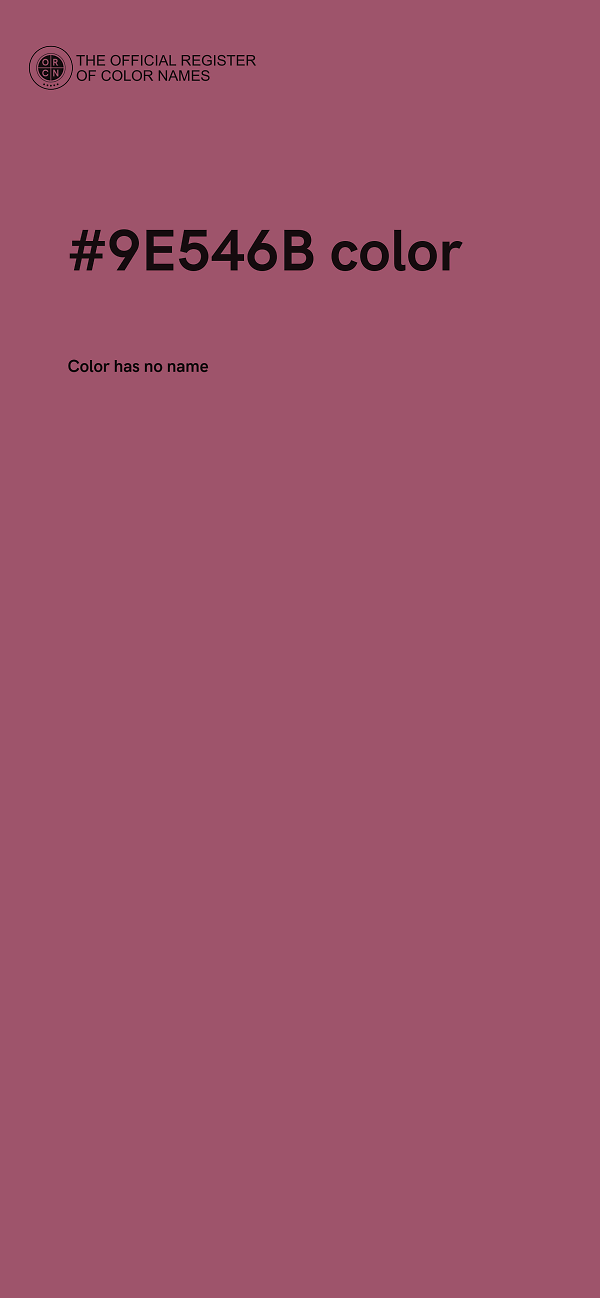 #9E546B color image