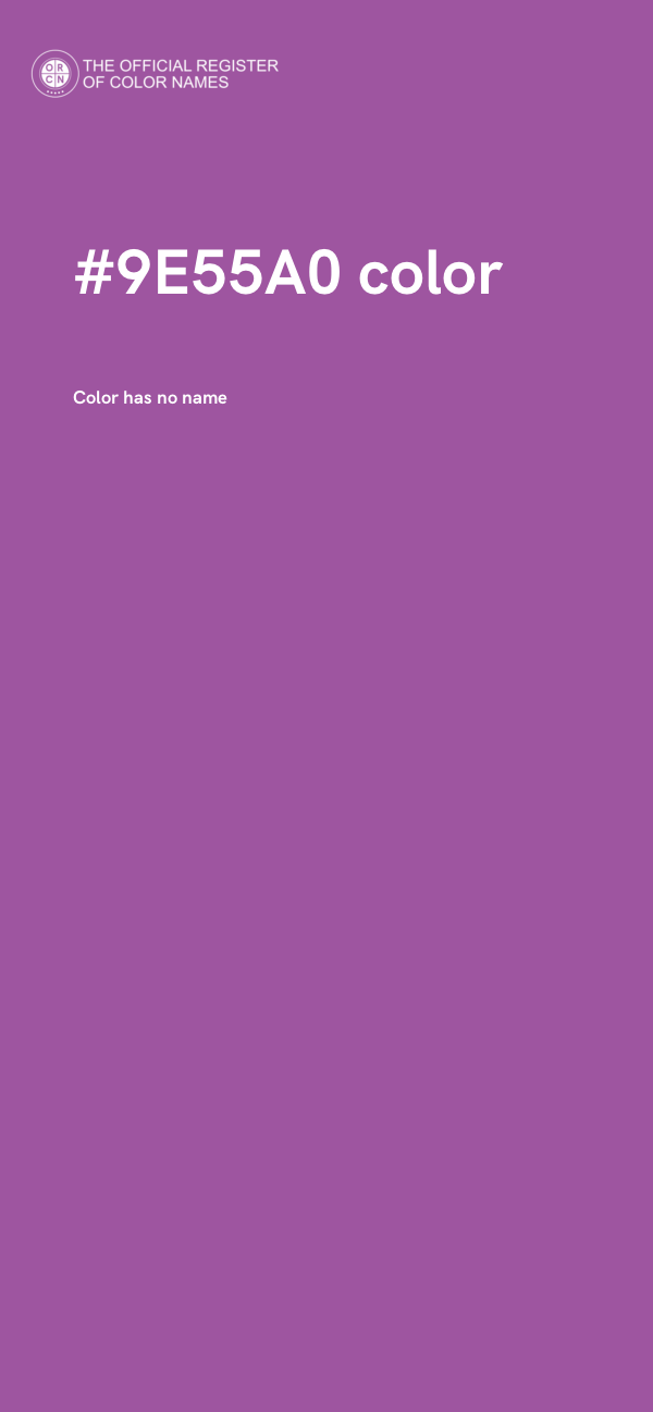 #9E55A0 color image