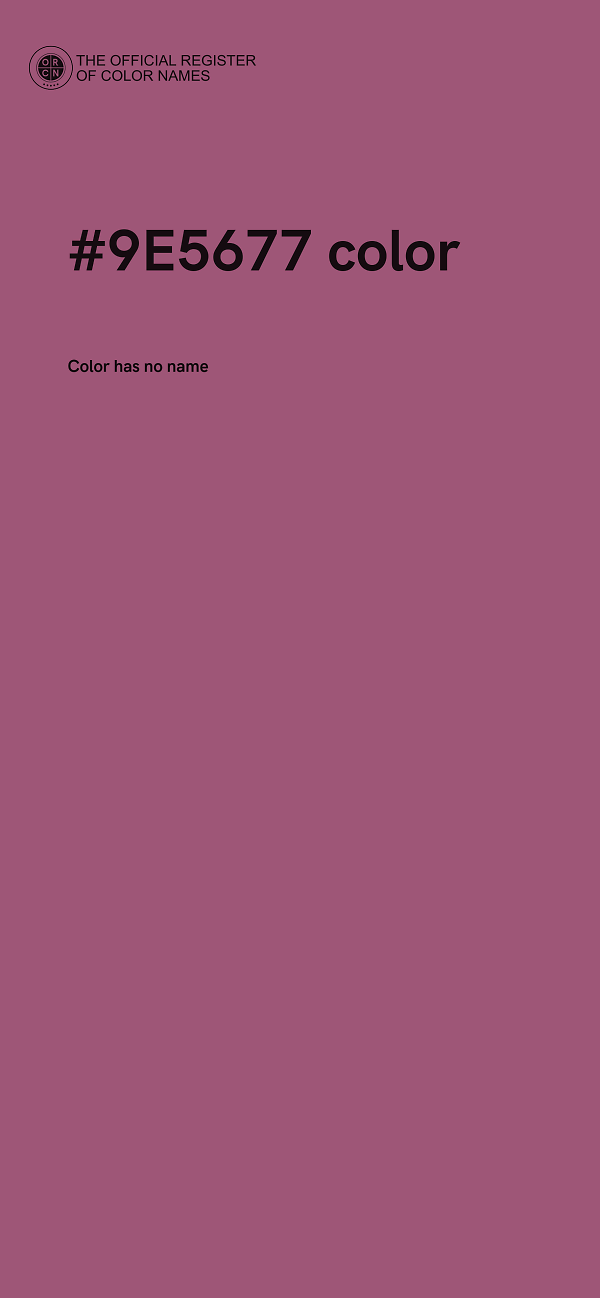 #9E5677 color image