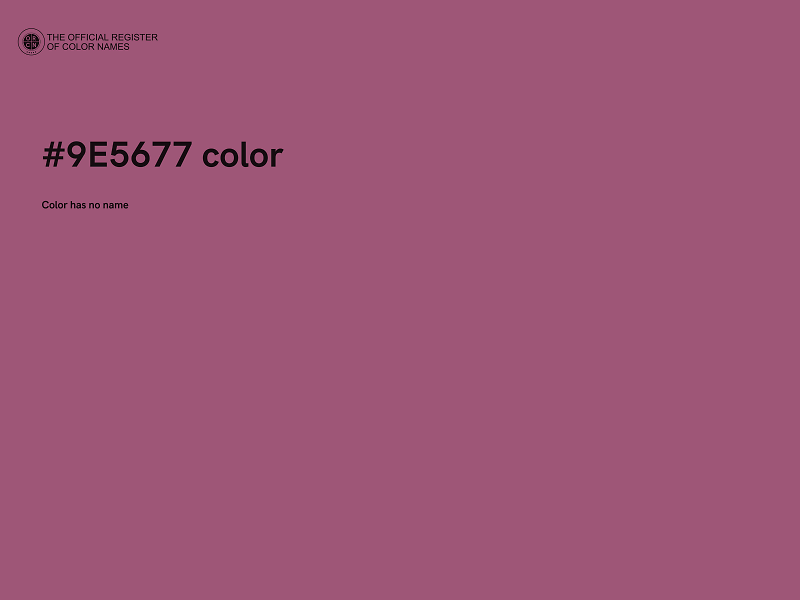 #9E5677 color image