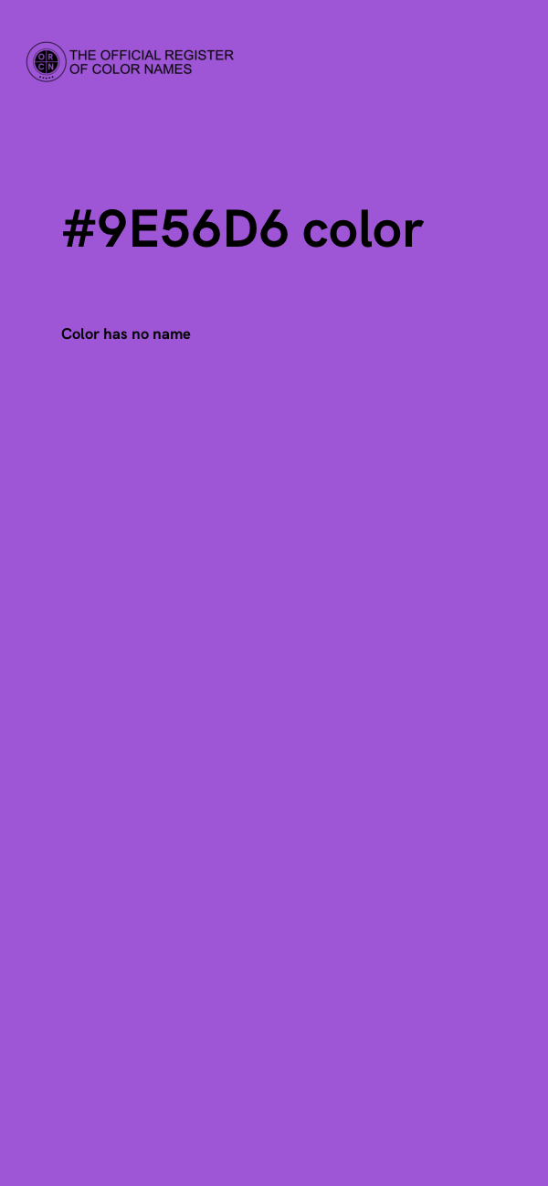 #9E56D6 color image