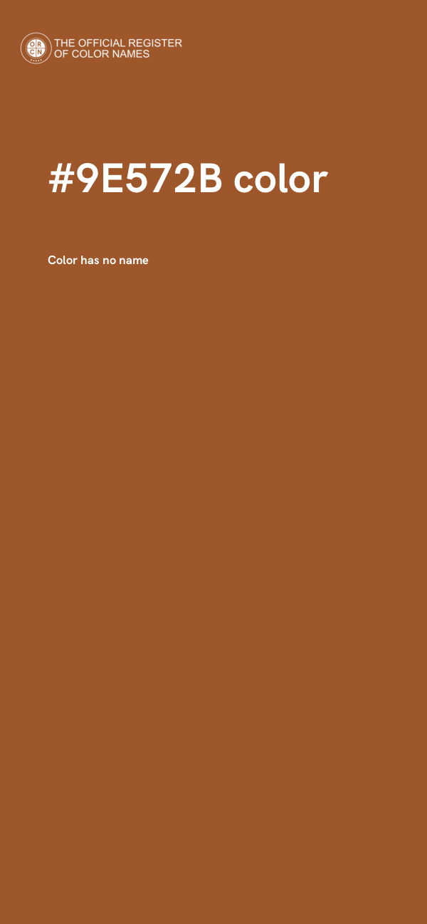 #9E572B color image