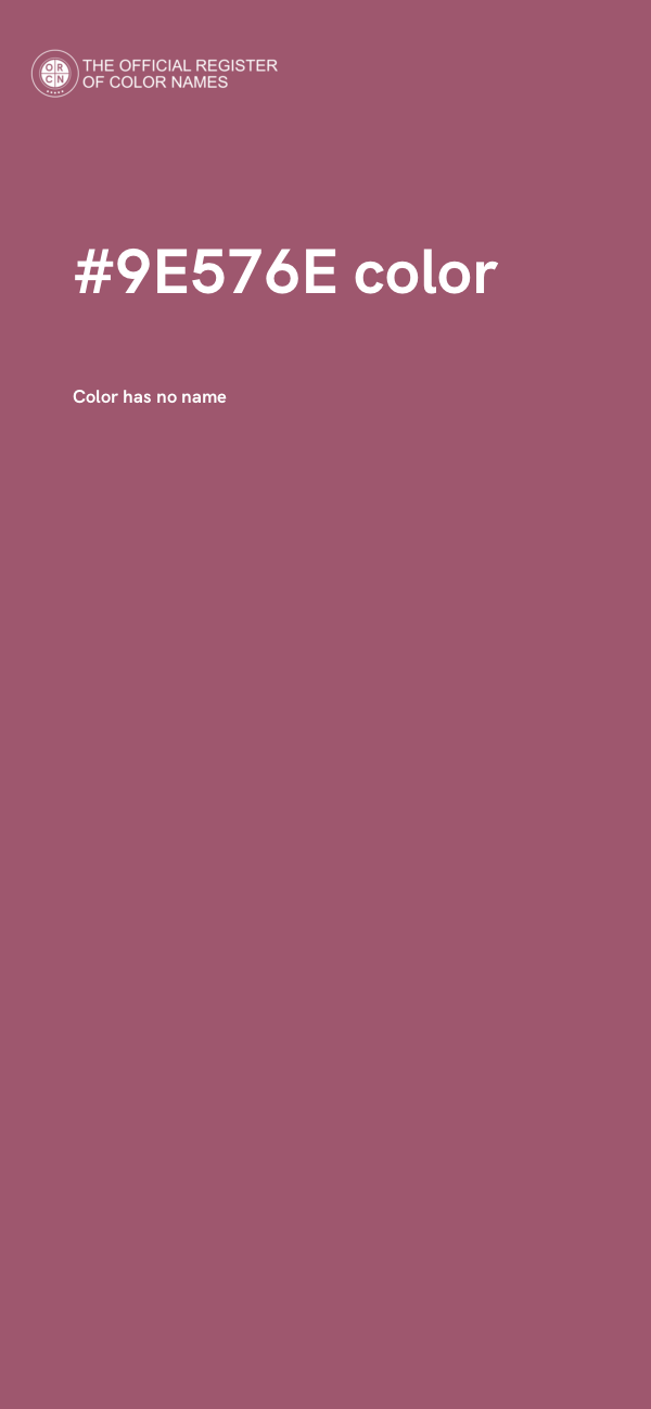 #9E576E color image