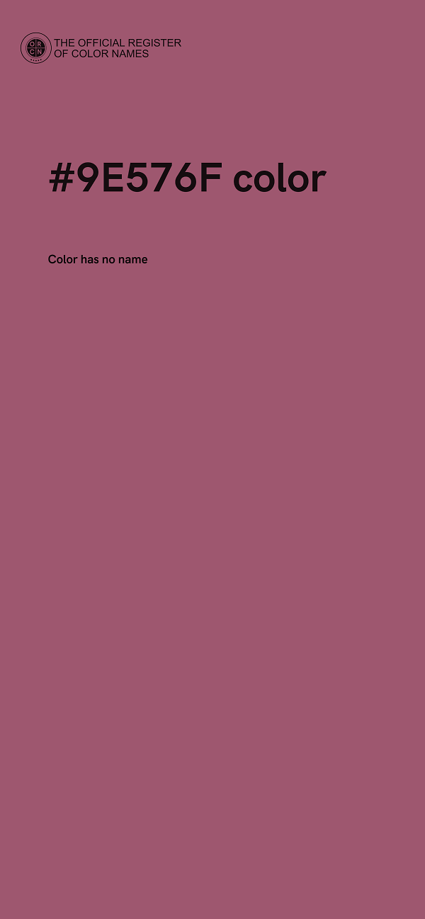 #9E576F color image