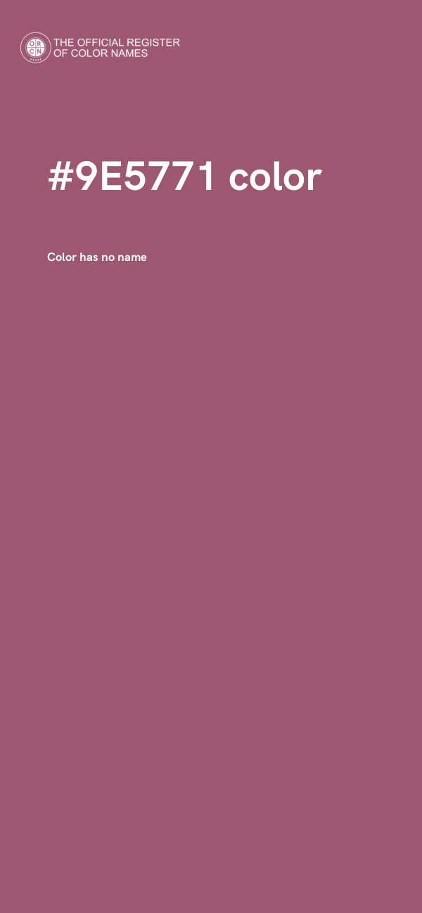 #9E5771 color image