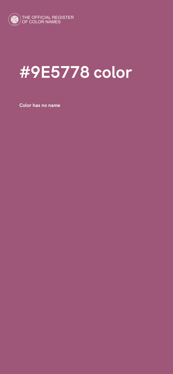 #9E5778 color image