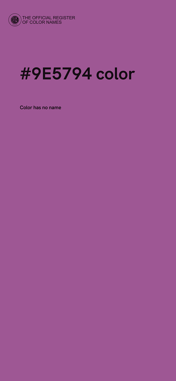 #9E5794 color image