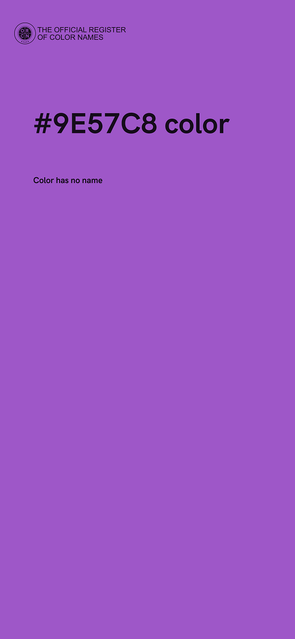 #9E57C8 color image