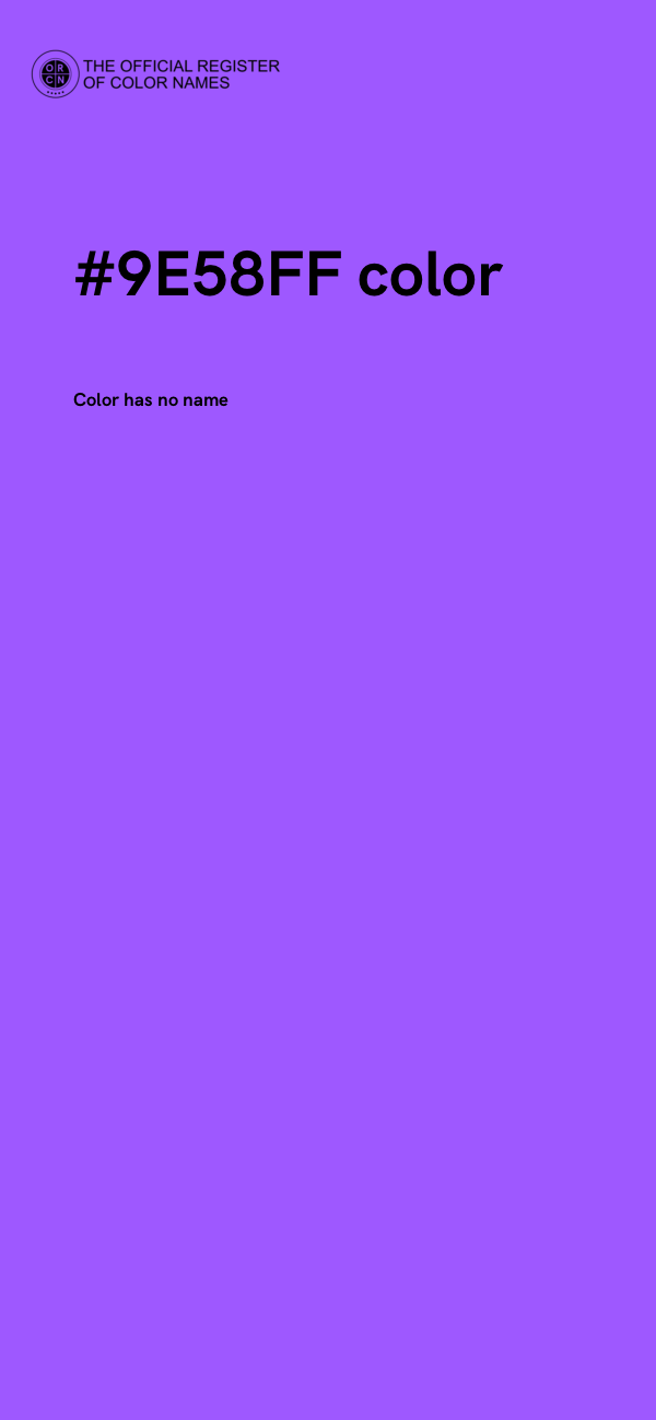 #9E58FF color image
