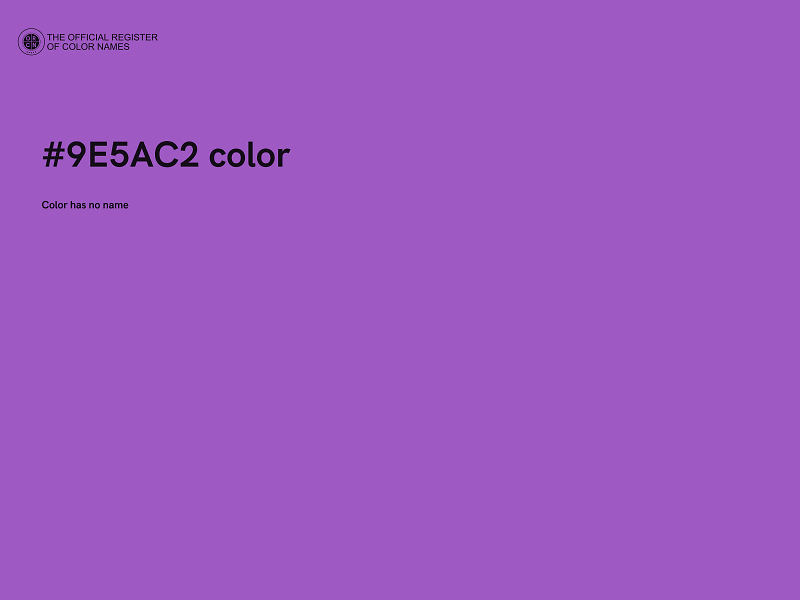 #9E5AC2 color image