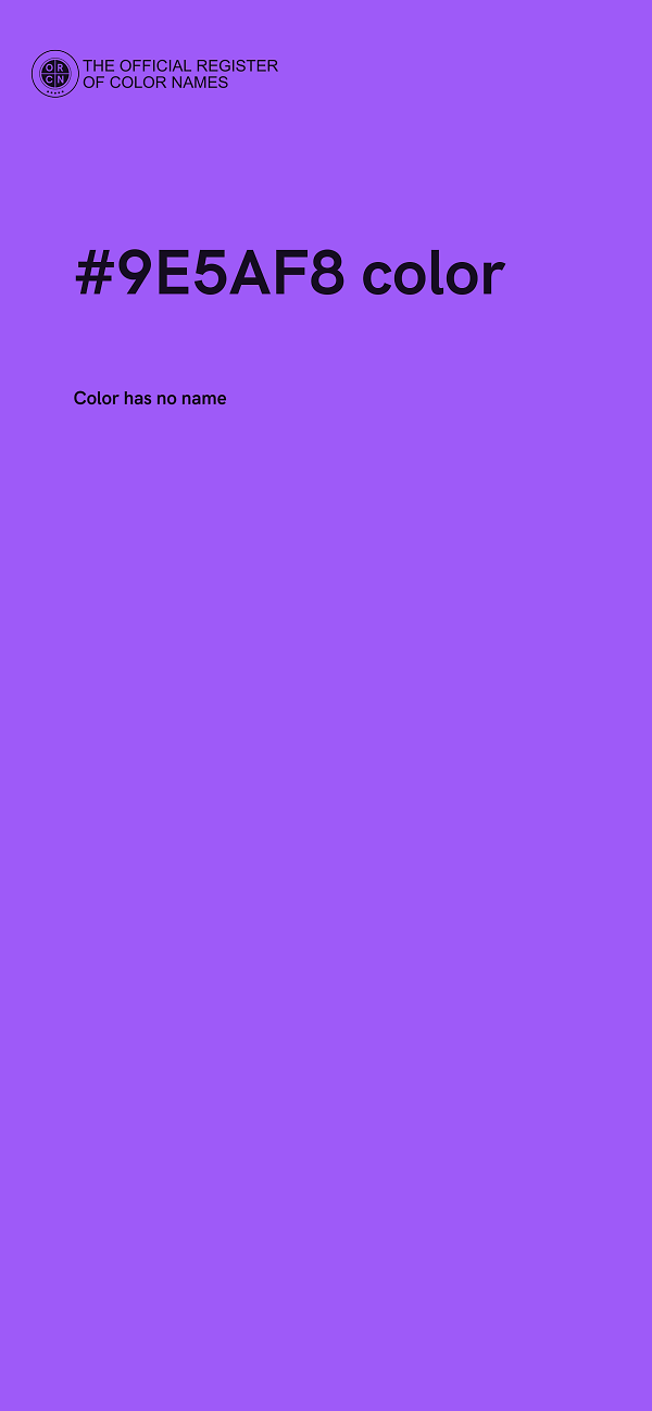 #9E5AF8 color image