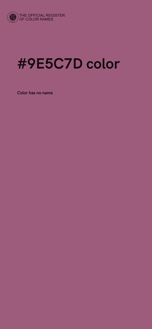 #9E5C7D color image