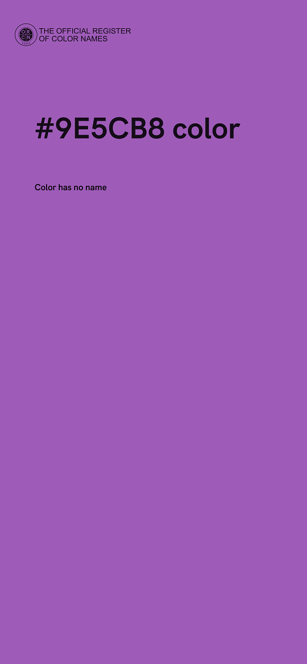 #9E5CB8 color image