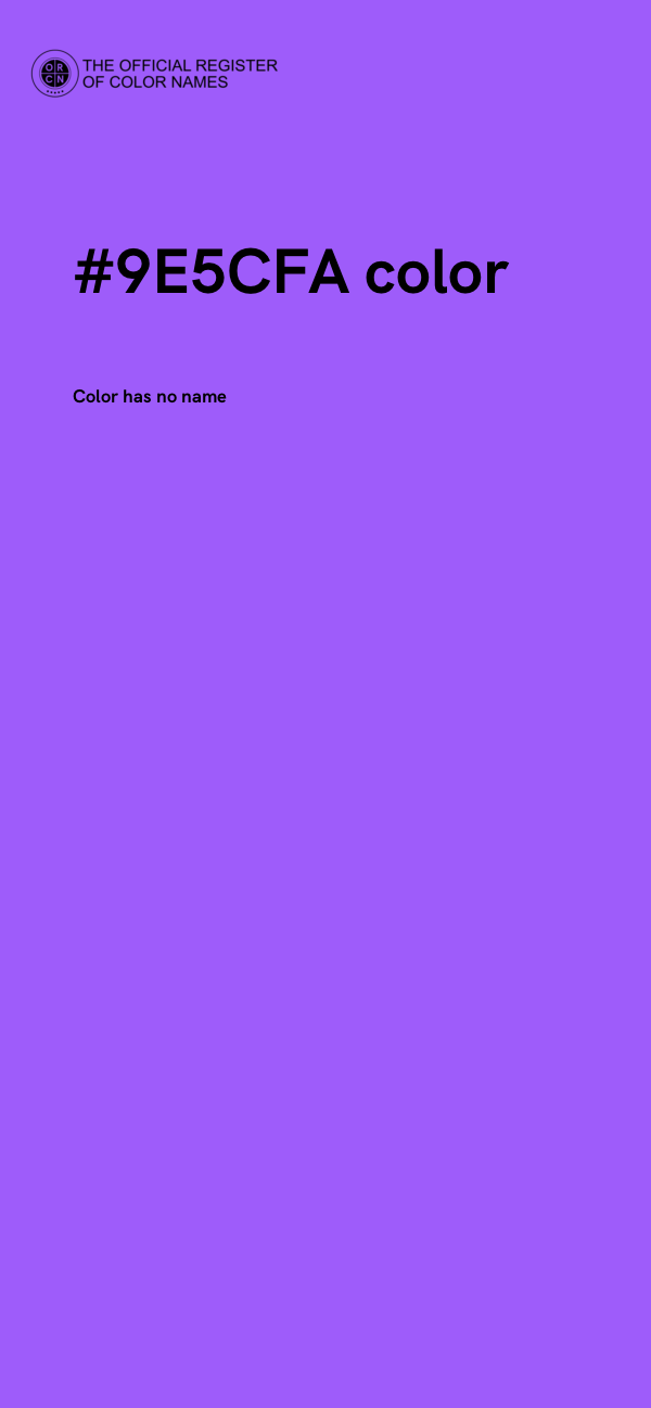 #9E5CFA color image