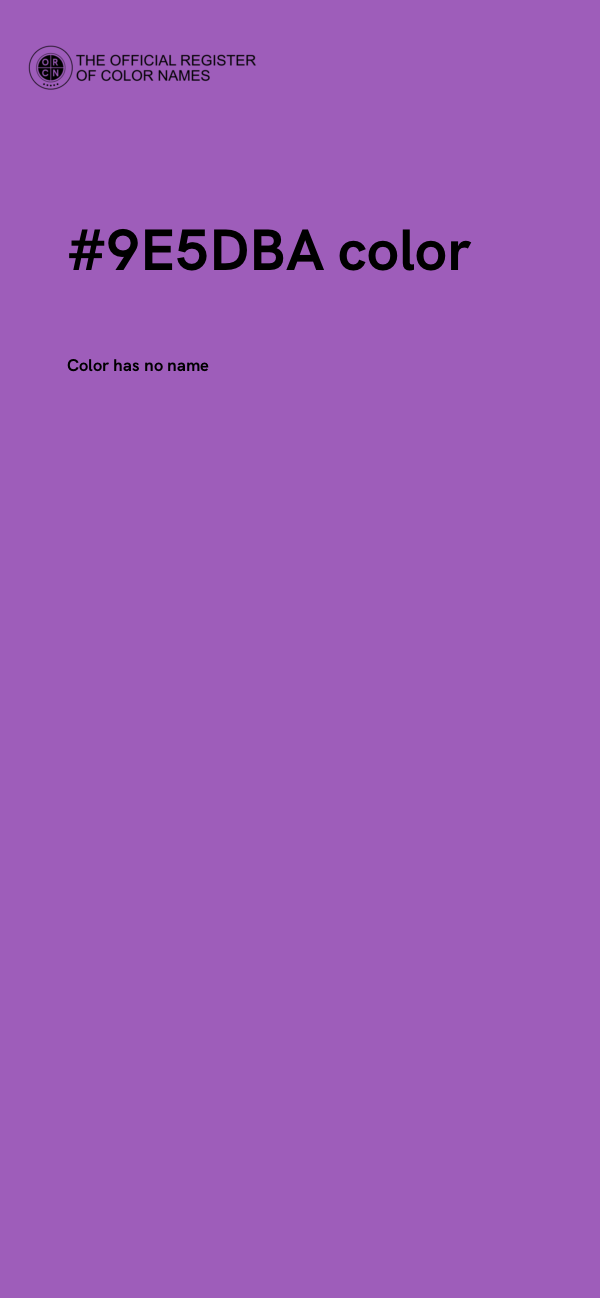 #9E5DBA color image