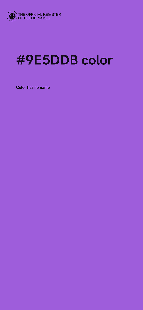 #9E5DDB color image