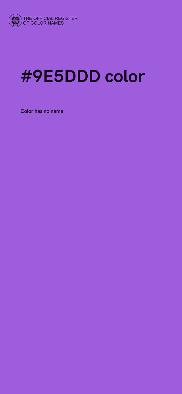 #9E5DDD color image
