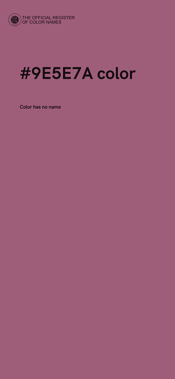 #9E5E7A color image