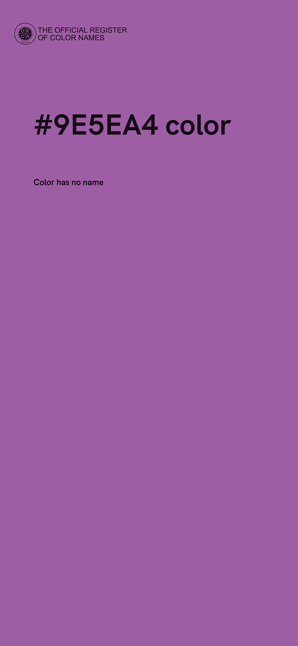#9E5EA4 color image