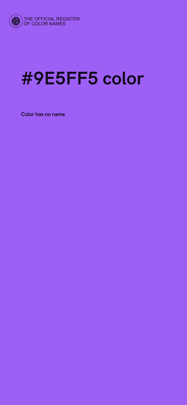 #9E5FF5 color image