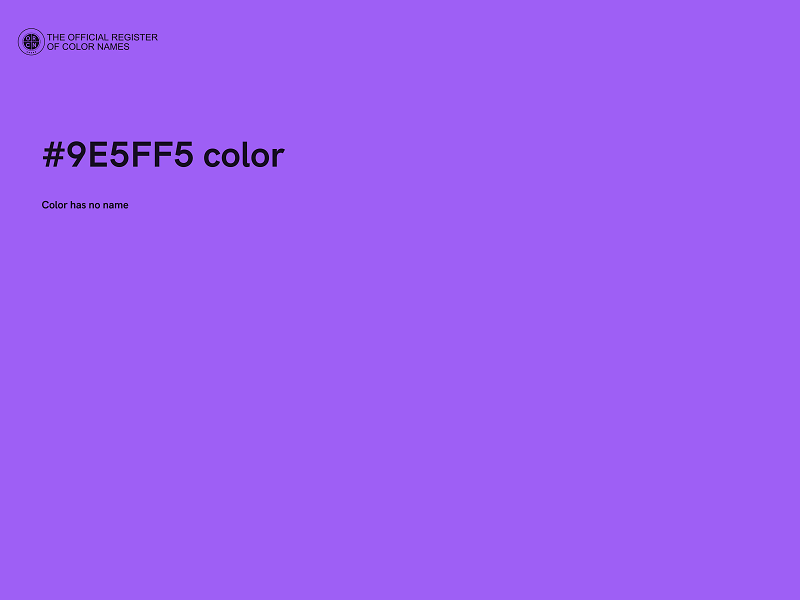 #9E5FF5 color image