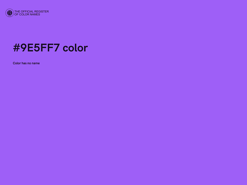 #9E5FF7 color image