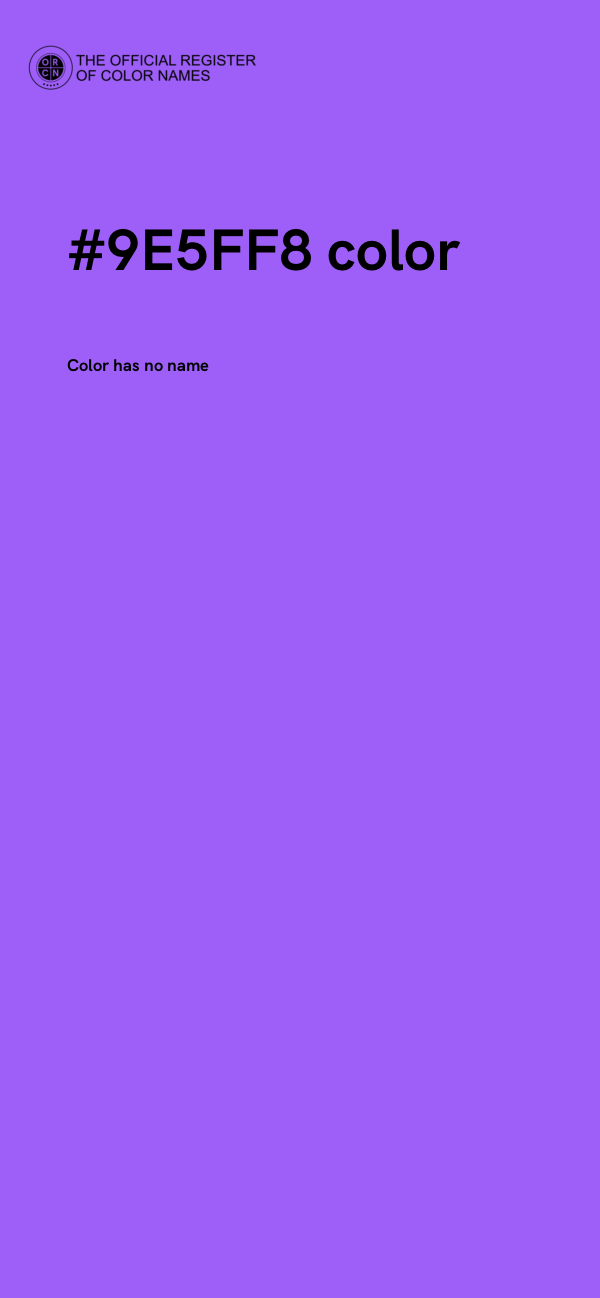 #9E5FF8 color image