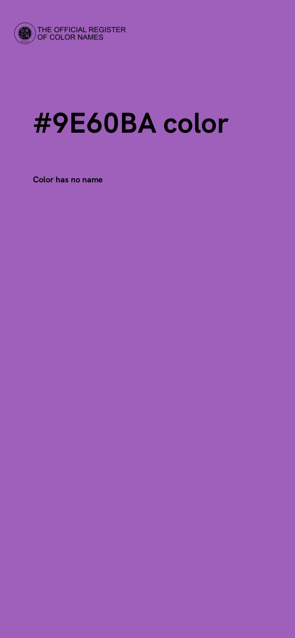 #9E60BA color image