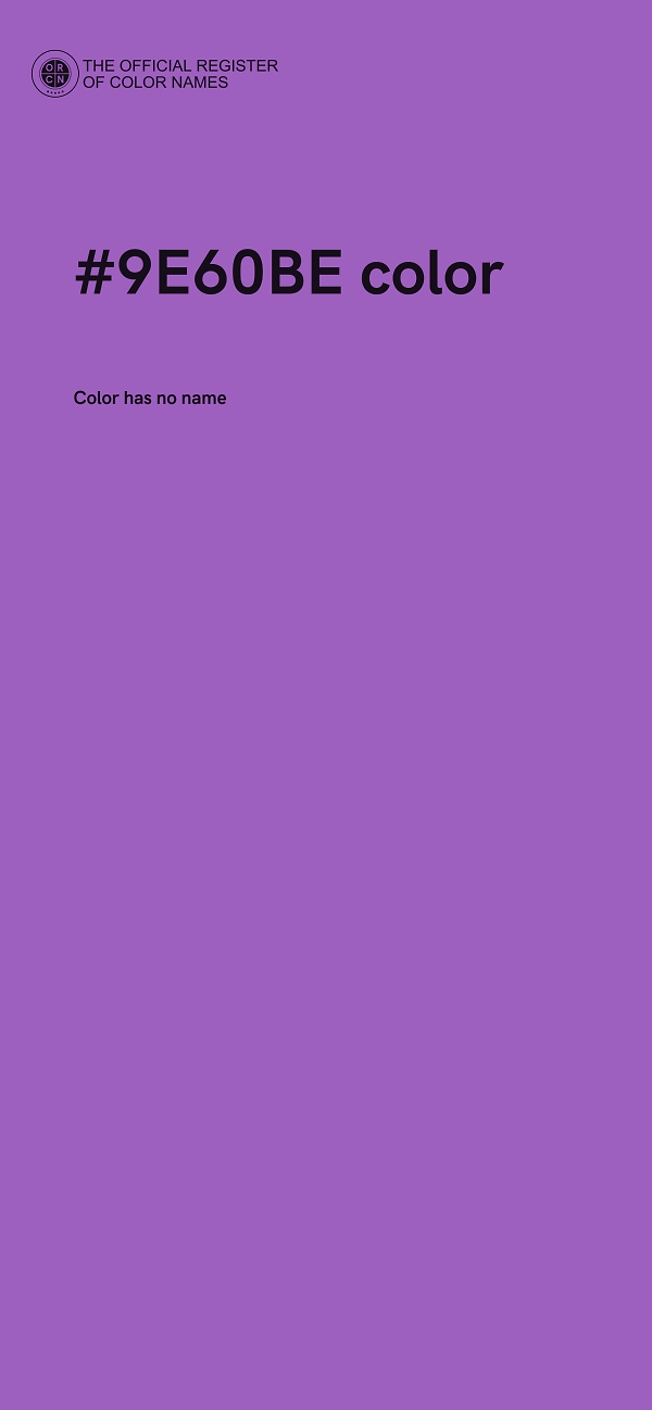 #9E60BE color image