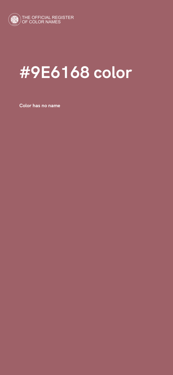 #9E6168 color image
