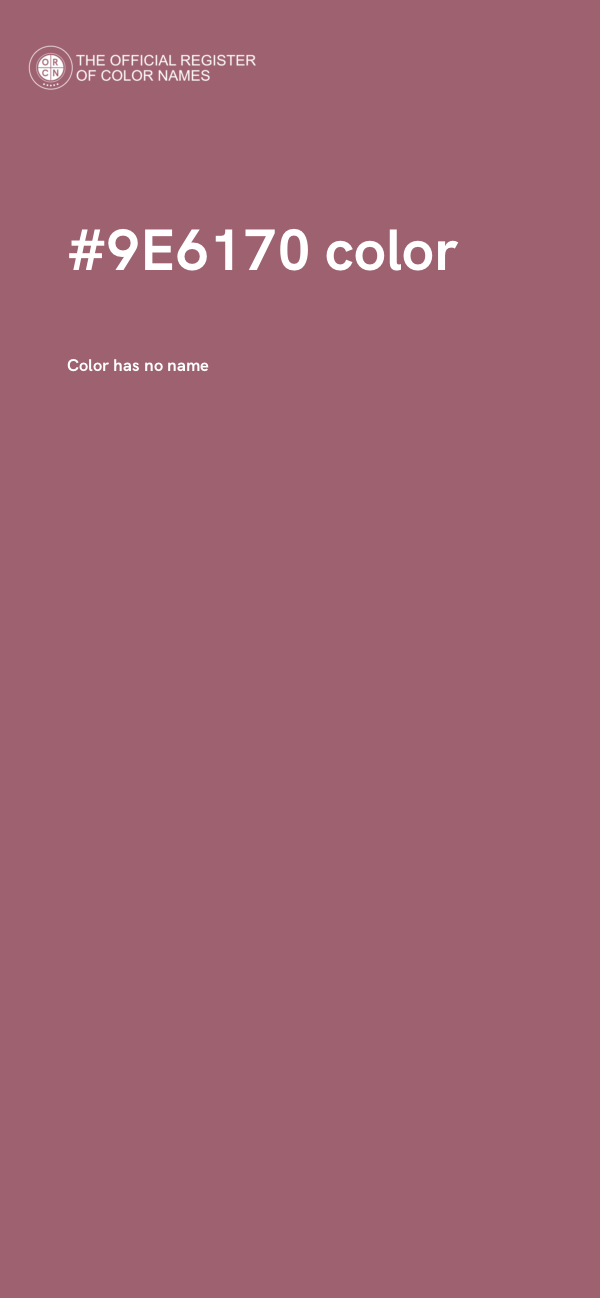 #9E6170 color image