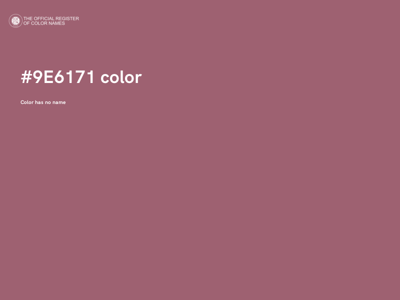 #9E6171 color image