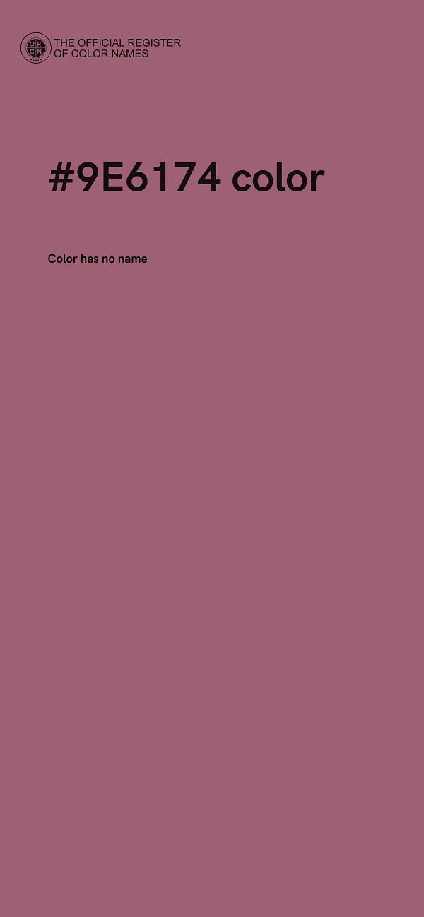 #9E6174 color image