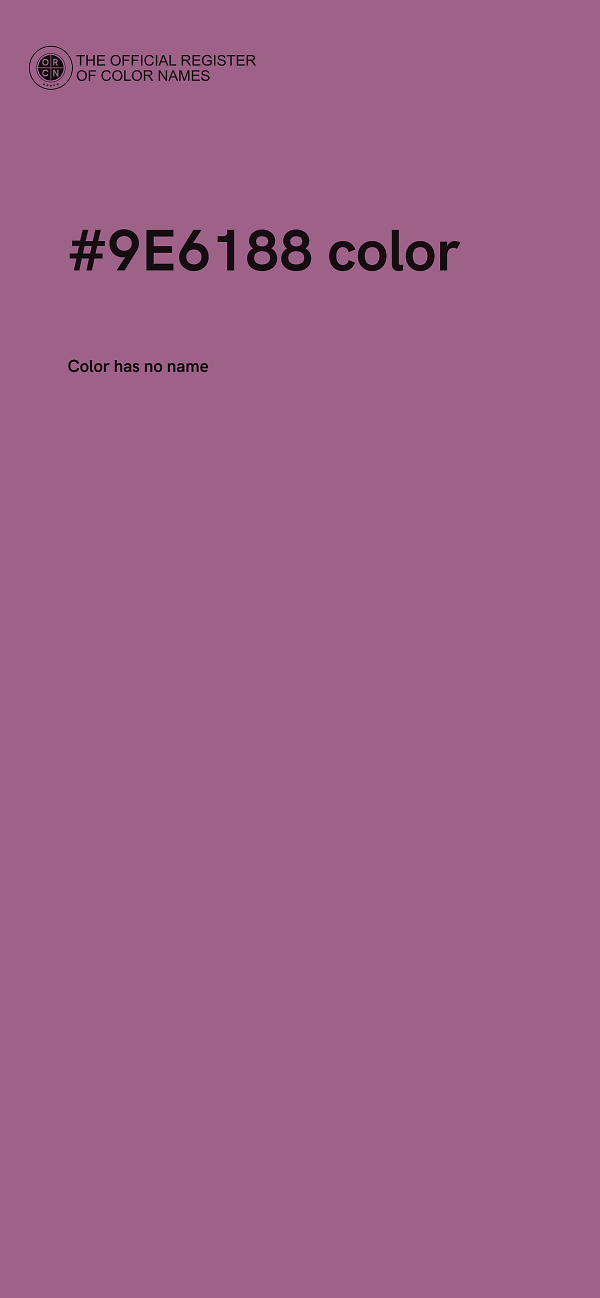 #9E6188 color image