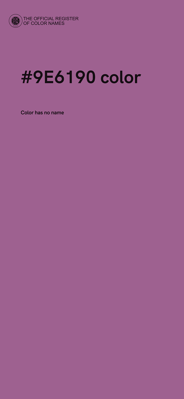 #9E6190 color image