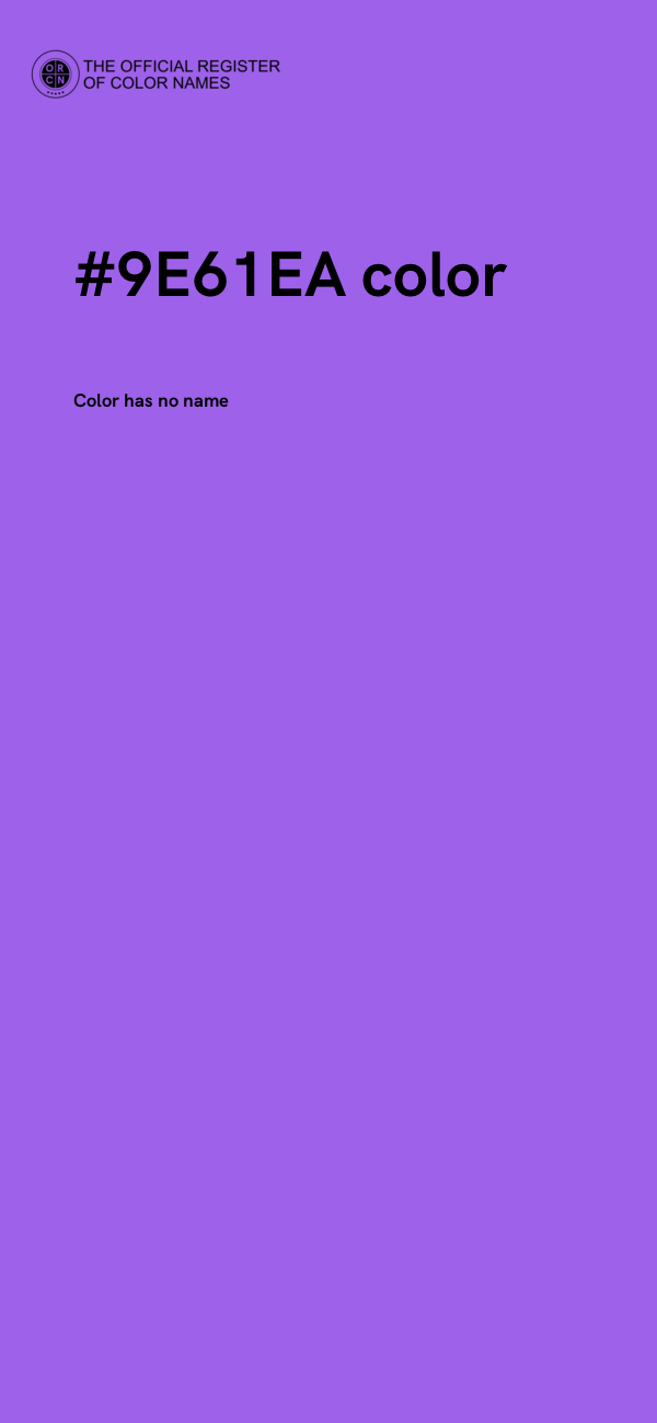 #9E61EA color image