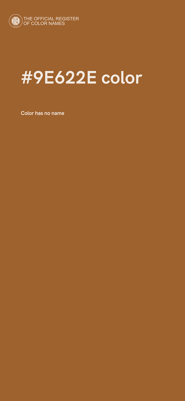 #9E622E color image
