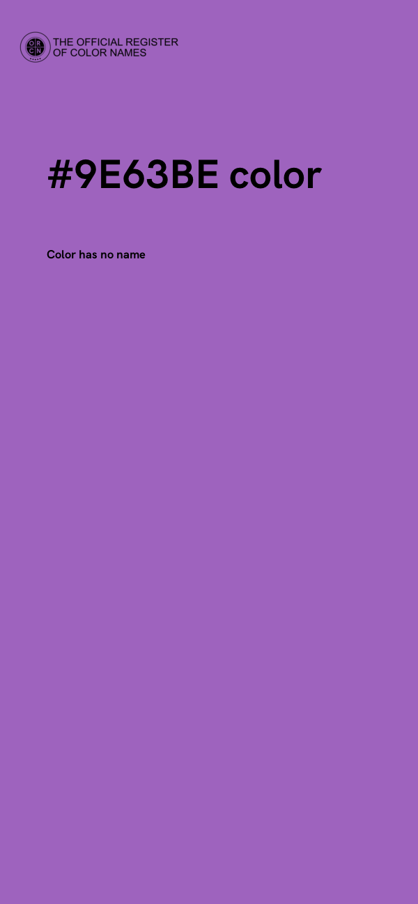#9E63BE color image