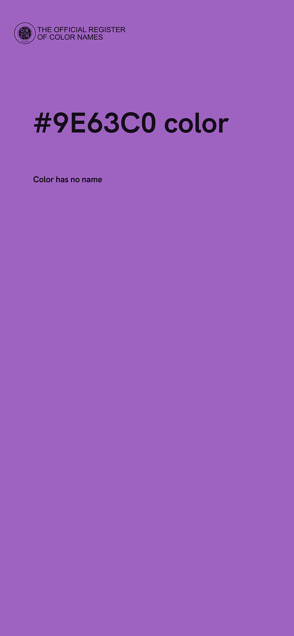#9E63C0 color image