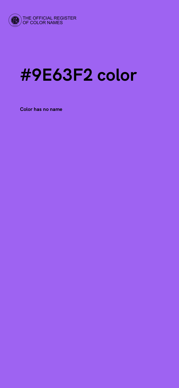 #9E63F2 color image