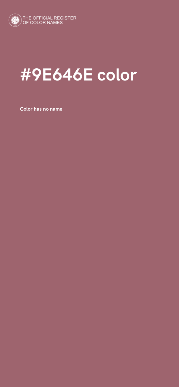 #9E646E color image