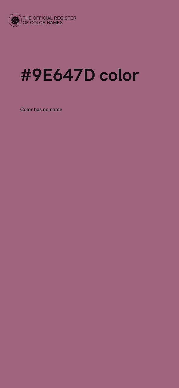 #9E647D color image