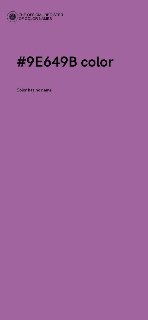 #9E649B color image