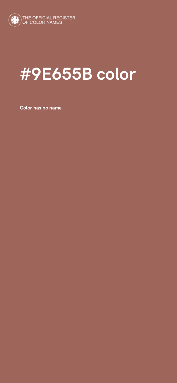 #9E655B color image